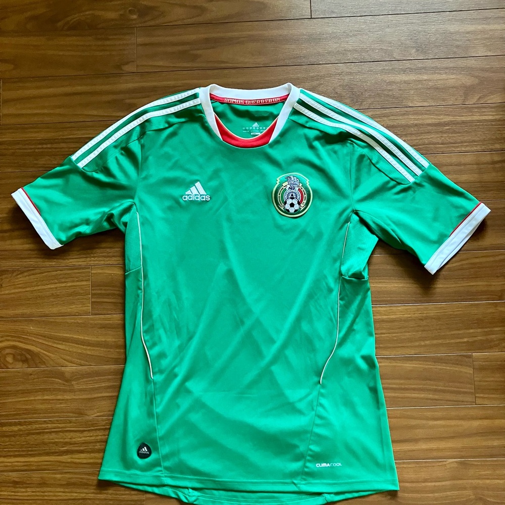 Adidas Climacool Mexico Green Soccer Football Jersey